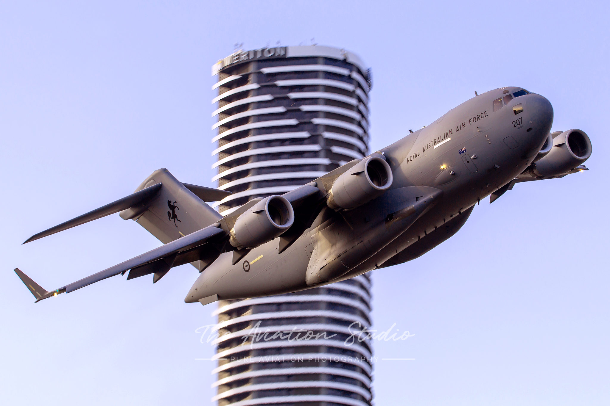 Royal Australian Air Force C-17 at Riverfire Brisbane 2019