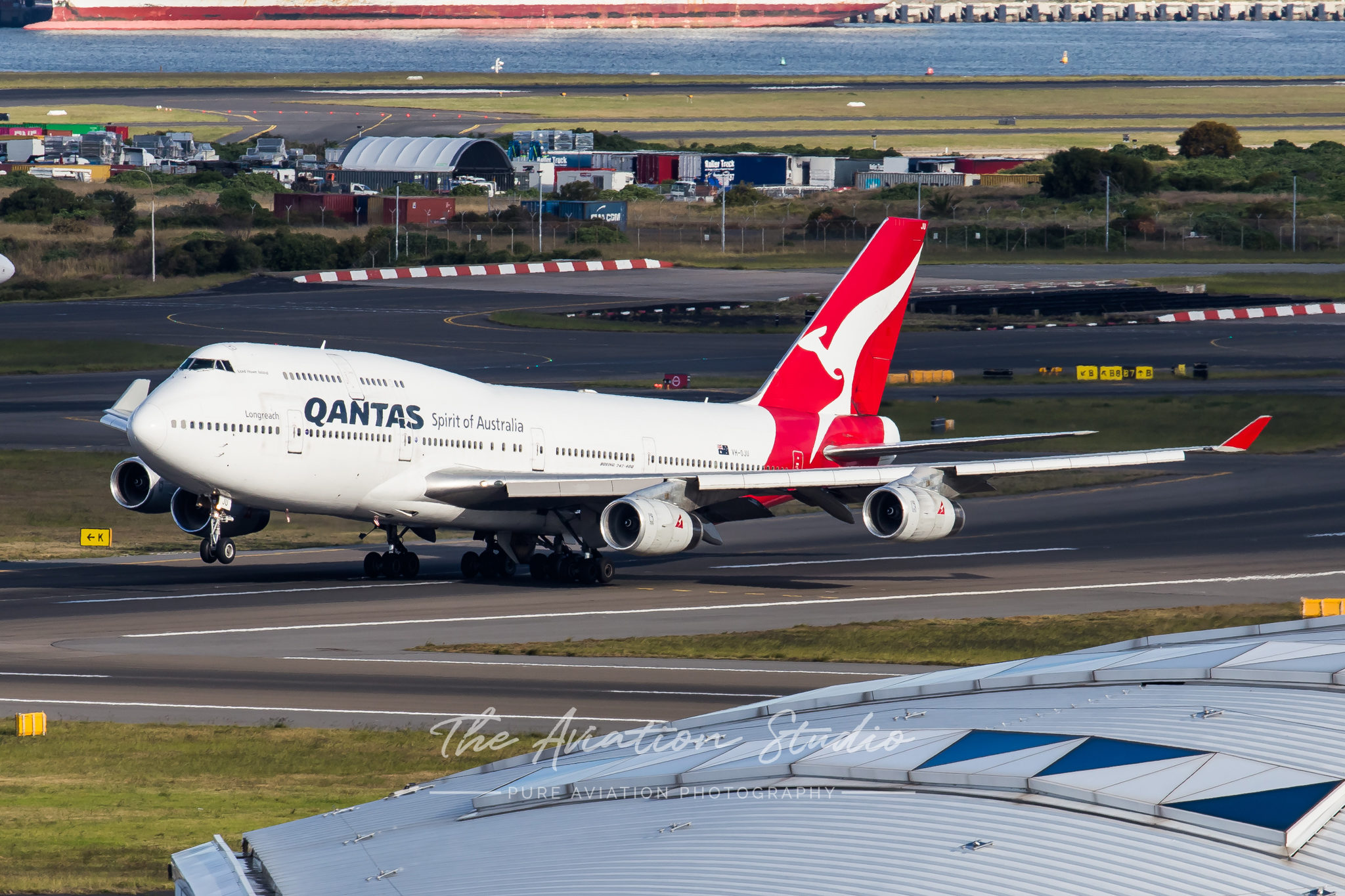 Qantas 747-400 VH-OJU departs Australia for the last time (Image: Rory Delaney)