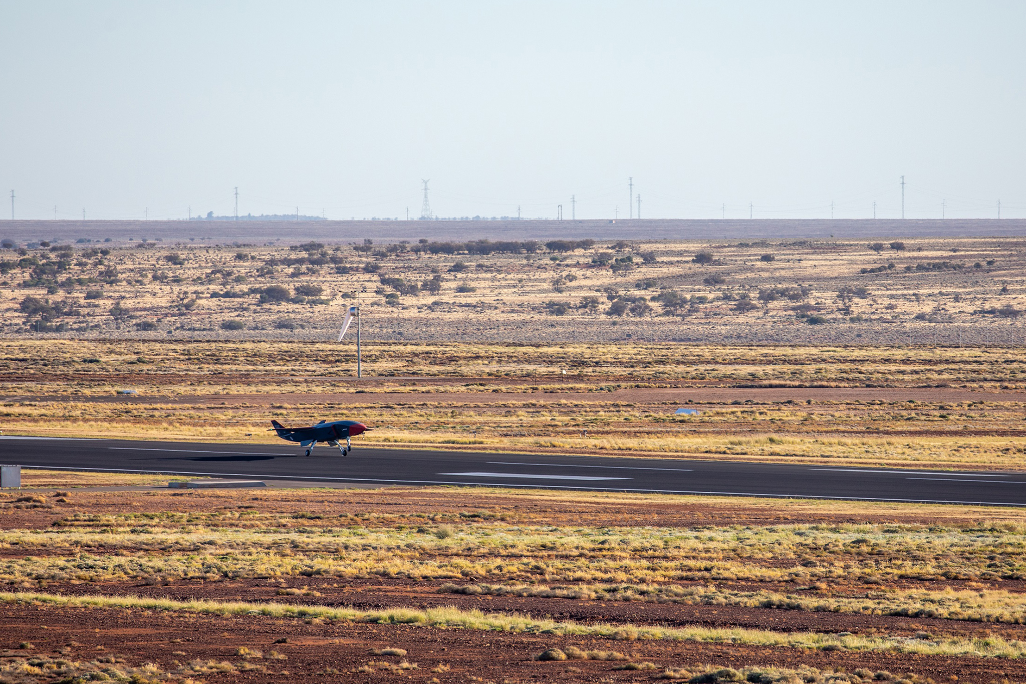 Boeing's Loyal Wingman getting airborne at RAAF Base Woomera